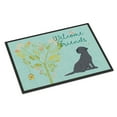 thumbnail image 1 of Welcome Friends Black Labrador Retriever Door Mat, 1 of 4