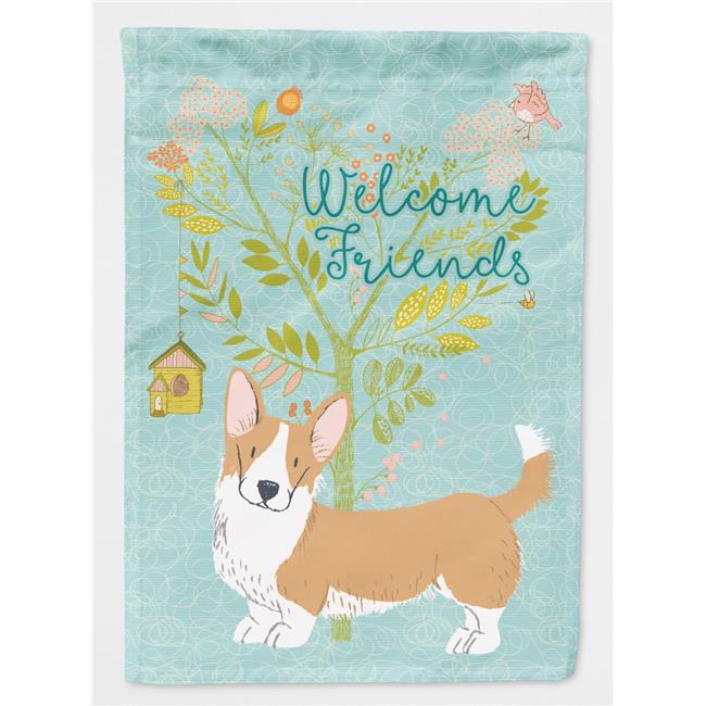 Bandiera Da Giardino Welsh Corgi Cardigan – Tesori Dell'Caroline BB8313GF, 27,9x38,1 Cm, Double Face In Poliestere, Resistente Alle Intemperie, Prodotta Negli USA