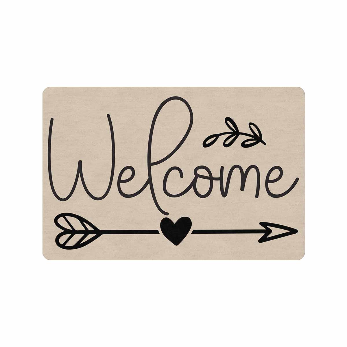 Front Door Mat, Heavy Duty Easy Clean Doormat Indoor Outdoor