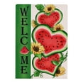 thumbnail image 1 of Welcome Garden Flags for Outside 12x18 Double Sided Summer Tropical Hawaii Beach Vertical Garden Yard Flags Pool Home Summer Garden Decor Decorations Outdoor Home Welcome Flag Beach Decoration Flag, 1 of 8