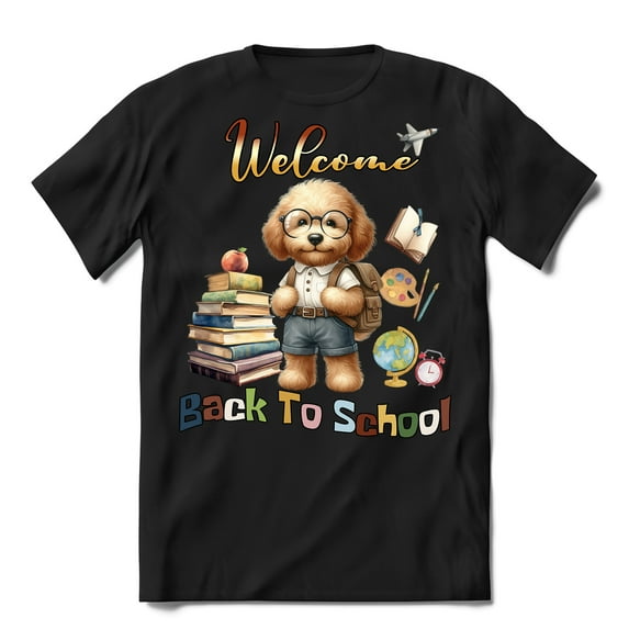 Welcome Goldendoodle Back to School Vintage Retro Shirt T-shirt Unisex Merch Doodle Dog Lover Gifts Idea - 02012