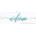 thumbnail image 1 of Welcome Hand Script Vinyl Art Wall Stickers Decals Porch Home Decor Lettering, 23 X 6 , Teal, 1 of 4