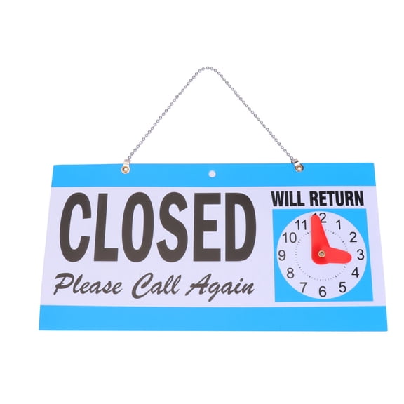 Toyandona Welcome Door Plate Assorted Color PVC 1Pack for Store Mall Shop Home Rectangular