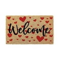 thumbnail image 1 of Welcome Heart Cute Valentine's Day Doormat Premium Coir, 1 of 2