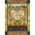 thumbnail image 1 of Welcome Heart Garden Flag 12.5in. x 18in., 1 of 1