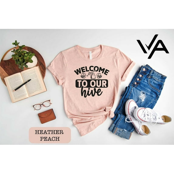 Welcome To Our Hive Shirt, Bees Honey Apiarist Lover Sweatshirt, Welcome To Our Hive Beekeeper Tee, Animal Lover Shirt, Beekeeper Shirt, Full Size S-5XL
