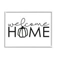 thumbnail image 1 of Welcome Home Autumn Typography Phrase Pumpkin Motif Inspirational Graphic Art Framed Art Print Wall Art, 1 of 5