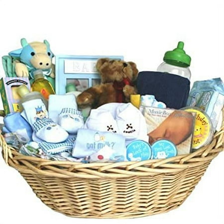 Welcome Home Baby Gift Basket -Blue