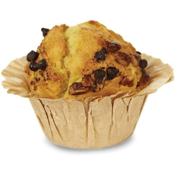 Welcome Home Brands TG0047 Kraft Disposable"Muffin Basket" Baking Cup 2 Inch Diameter x 1.85 Inch High - Pack of 100