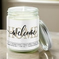 thumbnail image 1 of Welcome Home Candle - New Home Owner Candle - Brazilian Coffee Scented Soy Candle, 9oz | Caramel CrÃ¨me, Kona Coffee, Sugar Cane Aroma | Eco-Friendly, Hand-Poured in USA by SD Candle, 1 of 1