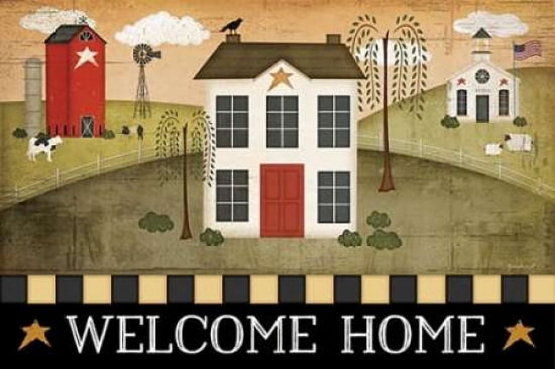 Welcome Home Canvas Art - Jennifer Pugh (12 x 18)