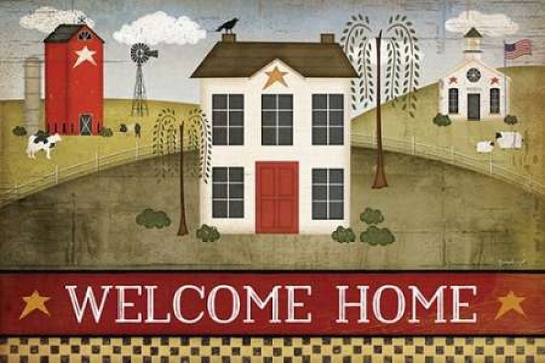 Welcome Home Canvas Art - Jennifer Pugh (12 x 18)