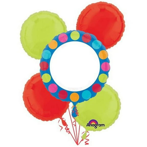 Welcome Home Customizable Foil Mylar Balloon Bouquet (5pc)