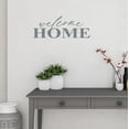 thumbnail image 1 of Welcome Home Entryway Decor for Wall - Die-Cut Vinyl Wall Art - Vinyl Lettering Decor - Quote Decals for Wall - Matte Vinyl Wall Decal Sayings for Wall Décor 23x9- Inch Storm Gray, 1 of 3