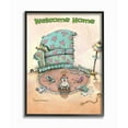 thumbnail image 1 of Welcome Home Funny Cartoon Pet Dog Design Oversized Framed Giclee Texturized Art by Gary Patterson, 1 of 7