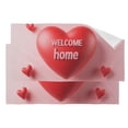 thumbnail image 1 of Welcome Home Hearts Hand Towel Absorbent Bath Towels for Bathroom Sports Gym 28" x 14" Set of 2, 1 of 8