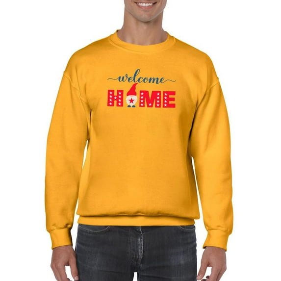 Welcome Home July 4Th Sweatshirt Men -Image by Shutterstock, Male x-Large