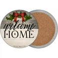 thumbnail image 1 of Welcome Home Ribbon Novelty Circle Coaster Set of 4 3.5" Coaster (Sets of 4) (CC), 1 of 1