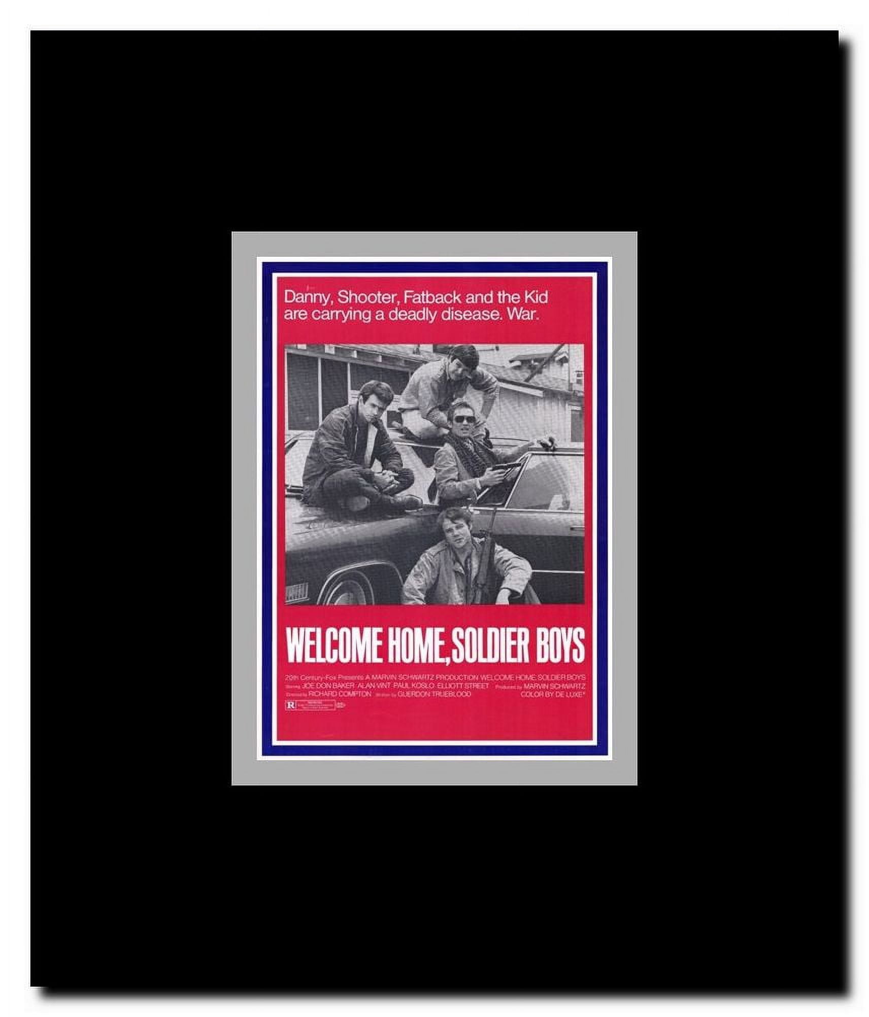 Welcome Home Soldier Boys Framed Movie Poster