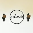 thumbnail image 1 of Welcome In Round Circle - Beautiful Solid Steel Home Decor Decorative Accent Metal Art Wall Sign, 1 of 3