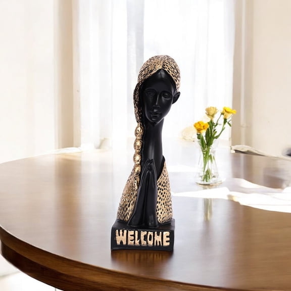 Welcome Lady Showpiece for Home Dcor