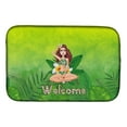 thumbnail image 1 of Welcome Lady in Bikini Summer Dish Drying Mat, 1 of 7