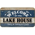 thumbnail image 1 of Welcome to Our Lake House Mats for Front Door Entry Front Porch Doormat Non-Slip Carpet Rugs Floor Mat Decorative for Home Bathroom Kitchen Indoor 16x24 Inch, 1 of 6