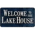 thumbnail image 1 of Welcome to The Lake House Mats for Front Door Entry Front Porch Doormat Non-Slip Carpet Rugs Floor Mat Decorative for Home Bathroom Kitchen Indoor 20x32 Inch, 1 of 6