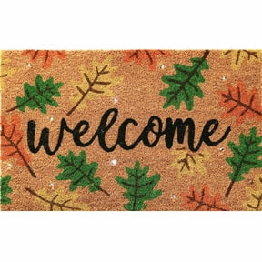 Welcome Leaves Light Up Doormat by Ashland