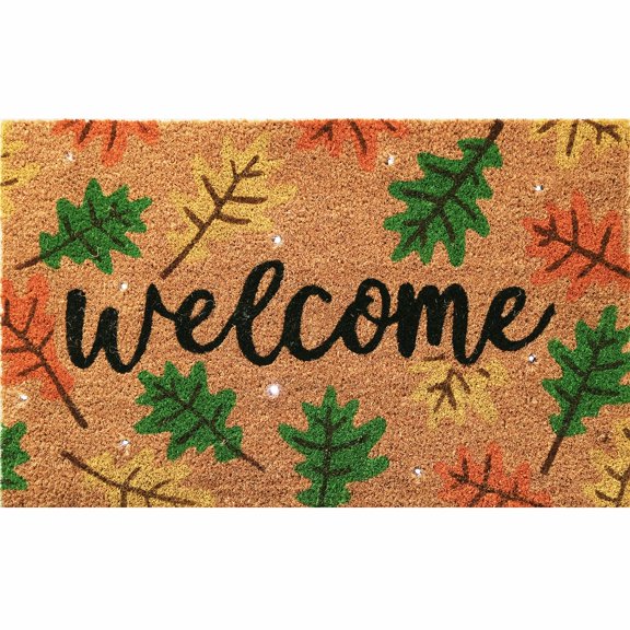 Welcome Leaves Light Up Doormat by Ashland