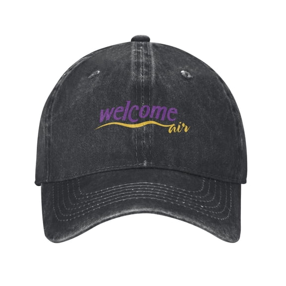 Welcome Logo Cowboy Hat Baseball Hat Trucker Hat For Men Women Retro Denim Hats Baseball Cap Dad Hat