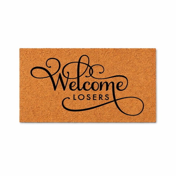 Welcome Losers Doormat, Funny Welcome Mat, Front Door Entry Rug, Sarcastic Home Decor, Housewarming Gift 3214 (24x48 inches) 3214