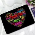 thumbnail image 1 of Welcome Mat Candinavian Funny Word Pattern Entrance Doormat Anti-slip Bedroom Living Room Carpet Soft Area Rug Home Decoration, 1 of 5