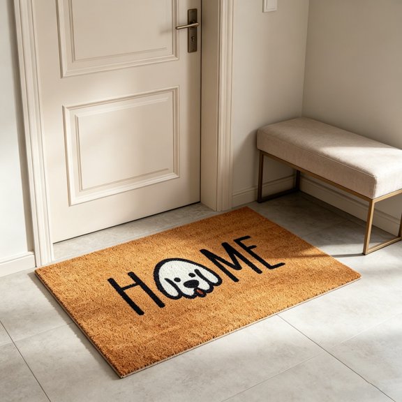 Welcome Mat Coconut Fiber Door Mat Welcome Mat For Entrance Passage And Porch PVC And Coconut Fiber Home76966