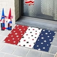 thumbnail image 1 of Welcome Mat, Entry Rug, Washable Fabric with USA Flag Festive Print and Anti-Slip Bottom, for Front Porch Decor, Indoor Entrance, Independence Day Household, 1 of 6