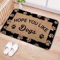 thumbnail image 1 of Welcome Mat Hope You Like Dogs 20 x 32 Inch Doormat Outdoor Entrance Front Porch Non Slip mat Durable Easy to Clean Entry Mat Kitchen Rugs Bath Rug Indoor Floor Mats, 1 of 5