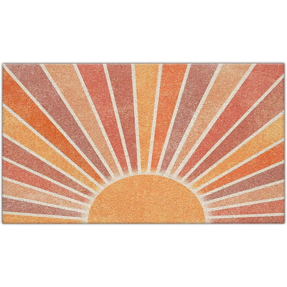 Welcome Mat Outdoor Doormat Entrance Boho for Front Door Indoor Entrance Mat Outside