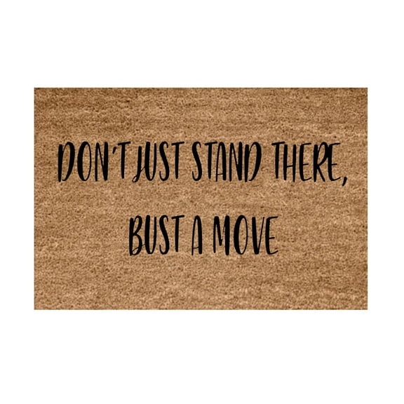 Welcome Mat Outdoor, Waterproof Door Mat Outside Entrance, All-Weather Non Slip Front Door Mat, Low-Profile Entryway Mat Indoor, Porch And Patio, Brown Ciozy