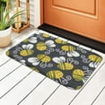 thumbnail image 1 of Welcome Mat Sunflower Bee Gnome Print 20 x 32 Inch Doormat Outdoor Entrance Front Porch Non Slip mat Durable Easy to Clean Entry Mat Kitchen Rugs Bath Rug Indoor Floor Mats, 1 of 5