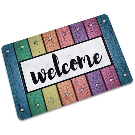 Welcome Mat Tropical Flowers Leaves Pattern Bedroom Living Room Carpet Anti-slip Kitchen Bbathroom Area Rug Home Decor