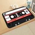 thumbnail image 1 of Welcome Mat Vintage Magnetic Tape Printed Entrance Doormat Living Room Carpet Bedroom Hallway Kitchen Anti-slip Area Rug, 1 of 5