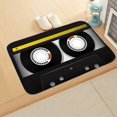 thumbnail image 1 of Welcome Mat Vintage Magnetic Tape Printed Entrance Doormat Living Room Carpet Bedroom Hallway Kitchen Anti-slip Area Rug, 1 of 5