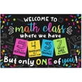 thumbnail image 1 of Welcome to Math Class Doormat Welcome Where We Have Only One of You Funny Entryway Rugs Indoor Non Slip, Washable Entrance Mat Door Mats for Kitchen, Bathroom Home Decor 16*24in, 1 of 4