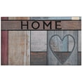 thumbnail image 1 of Welcome Mats for Front Door Wooden Floor Mat Heavy-Duty Non-Slip Doormat Entrance Outdoors Mat Durable Plastic Welcome Mat for Indoor/Outdoor Use (15.8"x23.6"), 1 of 8