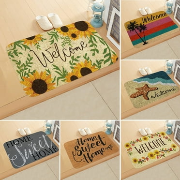 Welcome Mats Outdoor, 16 X 24 Inch Front Door Durable Welcome Mat for Front Door Outdoor, Non Slip Rubber Outdoor Mats for Home Entrance