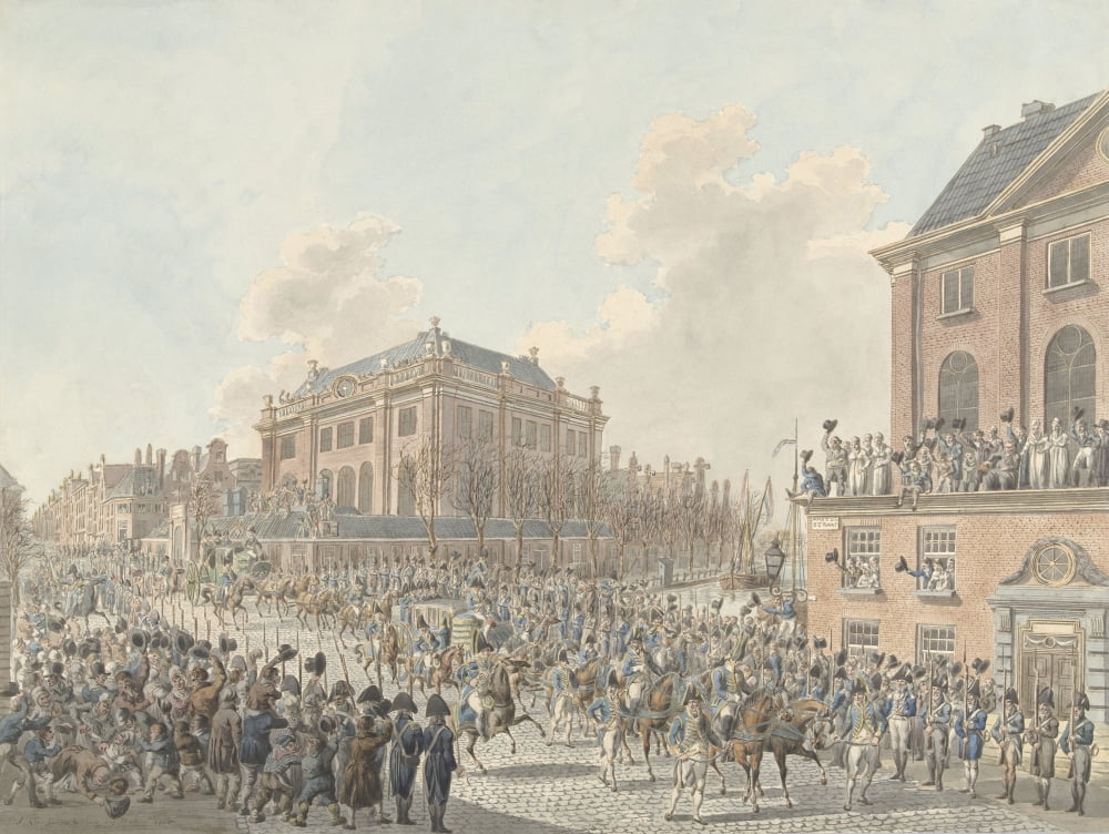 Welcome Of Louis Napoleon As King Of Holland Canvas Art - (24 x 18)
