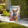 thumbnail image 1 of Welcome Patriotic Chihuahua Garden Flag 12x18 Inch DoubleSided Outdoor Yard Flag American Flag Flowers Dog Decor Summer Spring Seasonal House Decoration Birthday Gifts for Men Women, 1 of 7