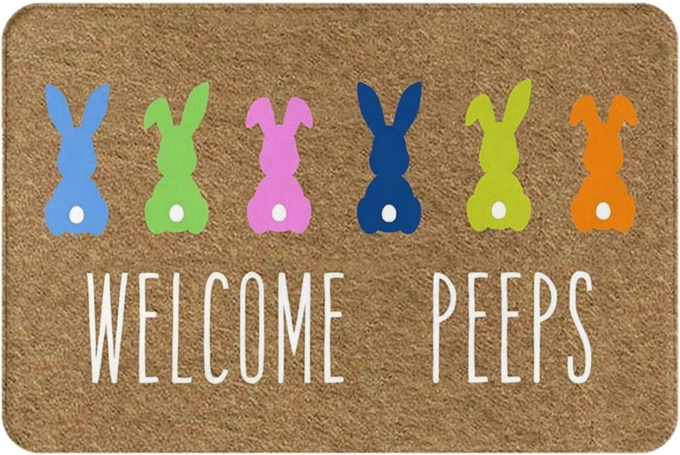 Peeps Bunny Easter Rabbits NonSlip Absorbent Resist Dirt