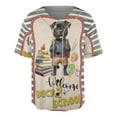 thumbnail image 1 of Welcome Pitbull Back to School Vintage Retro All Over Print 3D Baseball Shirt Terrier Dog Lover Softball Sport - 02012, 1 of 6