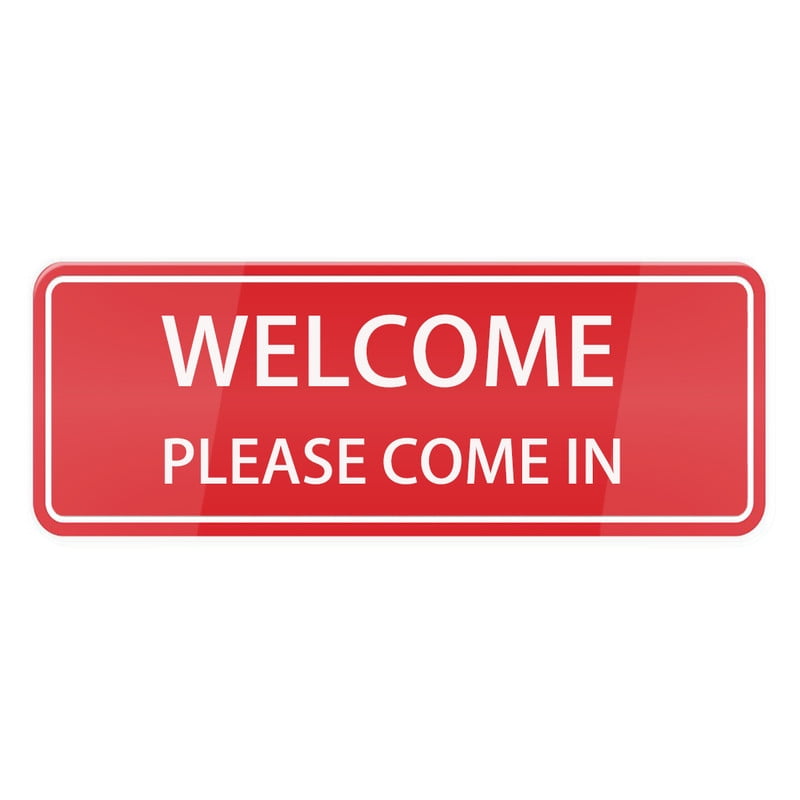 Welcome Please Come In Sign For House (With Strong Adhesive Tape), 3